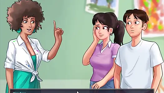 Summertime saga: the nurse helped Johannes