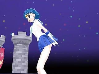 Baile sexy de Sailor Mercury (HENTAI 3D)