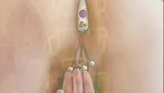 Slave Doll Aaruna Diary 18 - Heavy Metal Labia Rings, Butt Plug and Masturbation