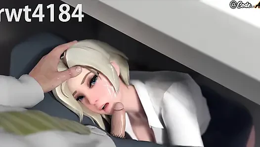 Mercy gets fucked and gets a creampie