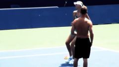 Maria Sharapova - hot training session