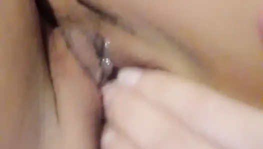Mexican blonde gets hot with a fake one
