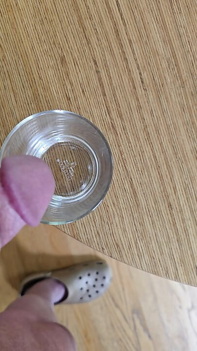 Quick Glass of Cum