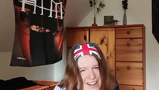 I am the pale good luck charm for the English football team