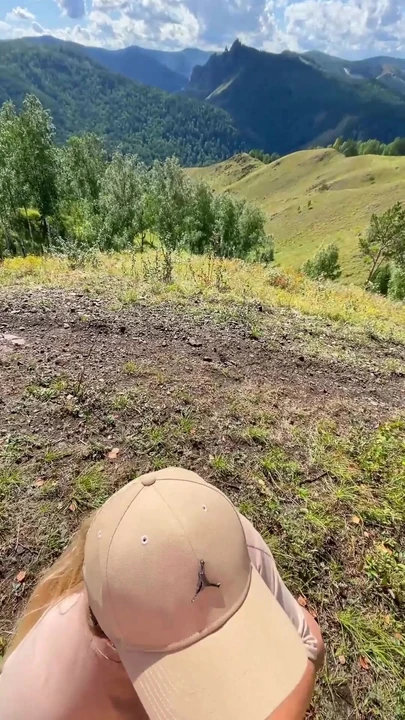 Captivating moment from "Public Fuck Fat Ass Girl While Hiking - Horny Diary Hiking"