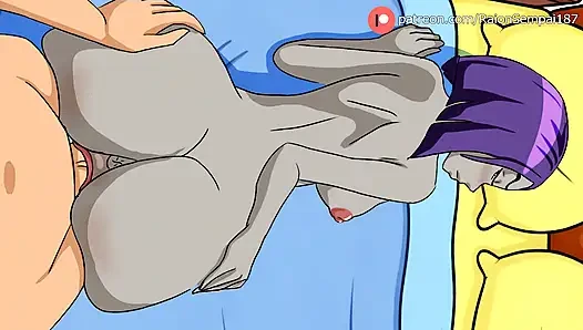 Raven Teen Titans жёстко трахаются — Hentai Animation