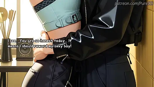 You were desperately trying to fill idol Zoey with your semen (Sex JOI)