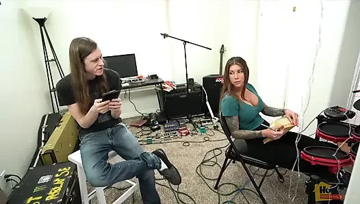 Sexy Drummer Chick Becomes Anal Sex Muse