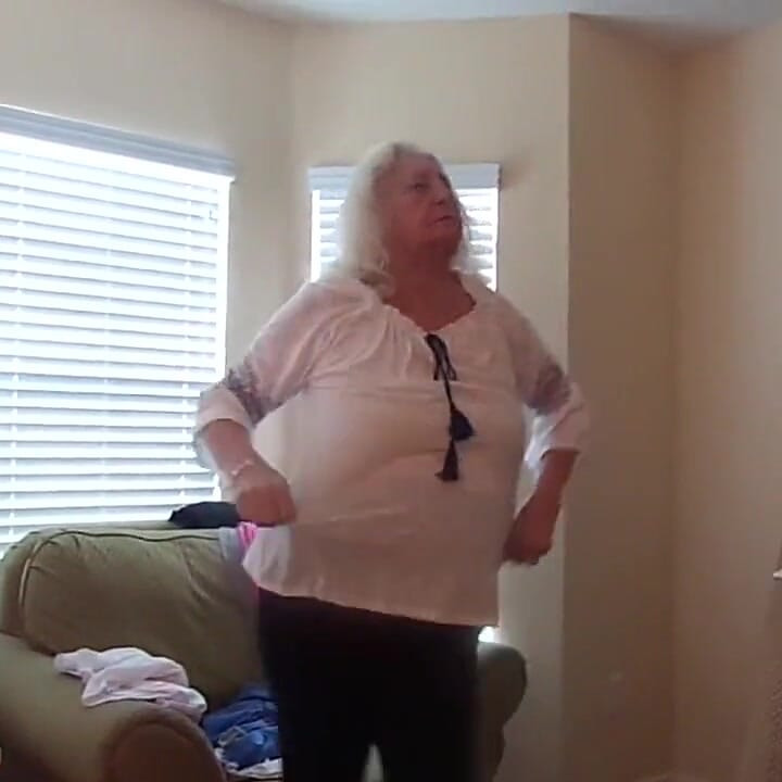 Sexy Dutch Girl Blonde Now 84 and Still Beautiful Dresses and Undresses 4 U