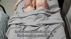 Deuxième séance d’une cliente exhibitionniste coréenne avec massageviper