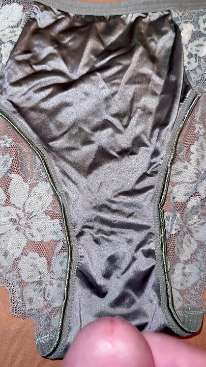 Cum on wife’s panties 42