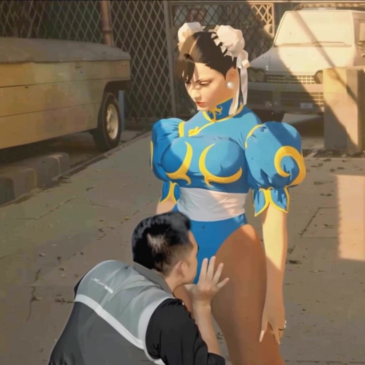 Chun Li yang miang mahu pepeknya dijilat