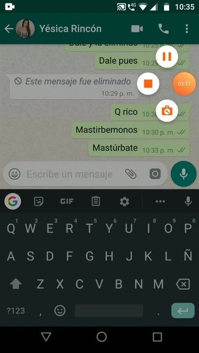 Disfruta mi amor