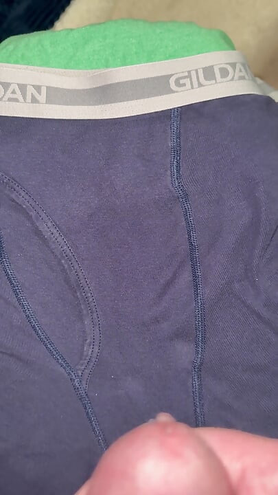 Sperma auf Unterwäsche Boxers