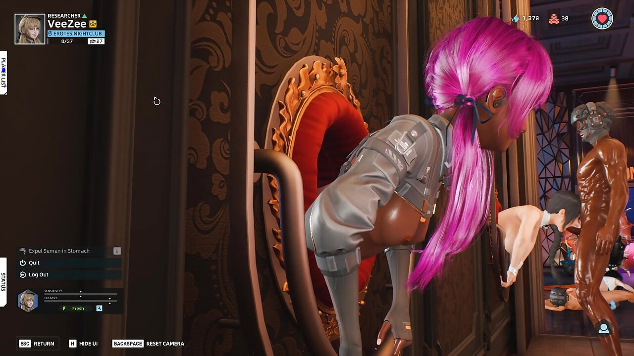 Menunggu pengunjung untuk sampel