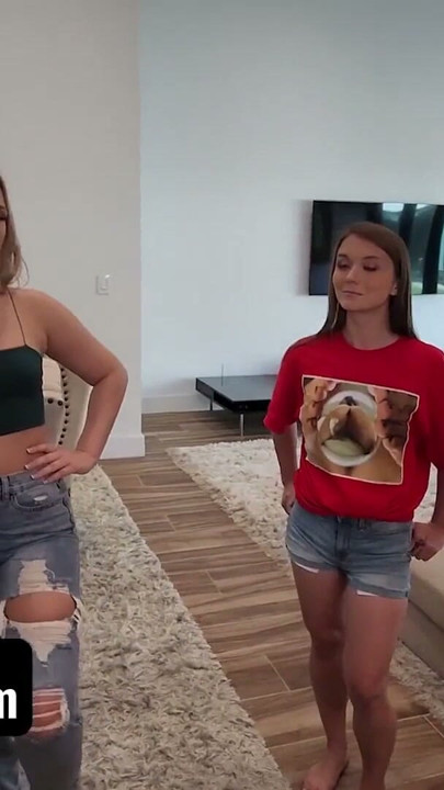 Step Sister And Her BFF Harley King & Mira Monroe Seduce Young Stud For Taboo Threesome - SisLovesMe | Clip 1