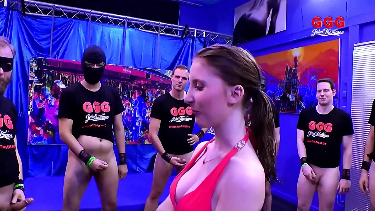 Ggg - Little Slut Swallows a Lot of Piss From Several Men!