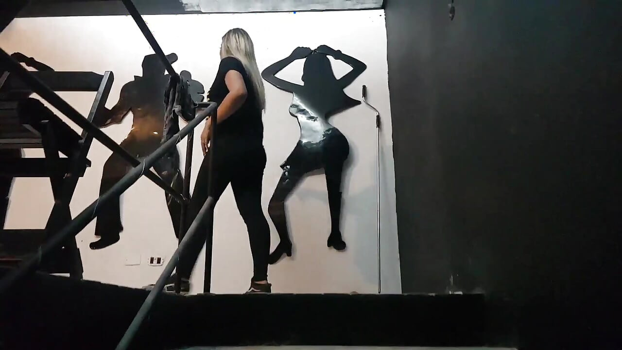 Black Socks Domination by Top Babe Caroline and Slave Drica