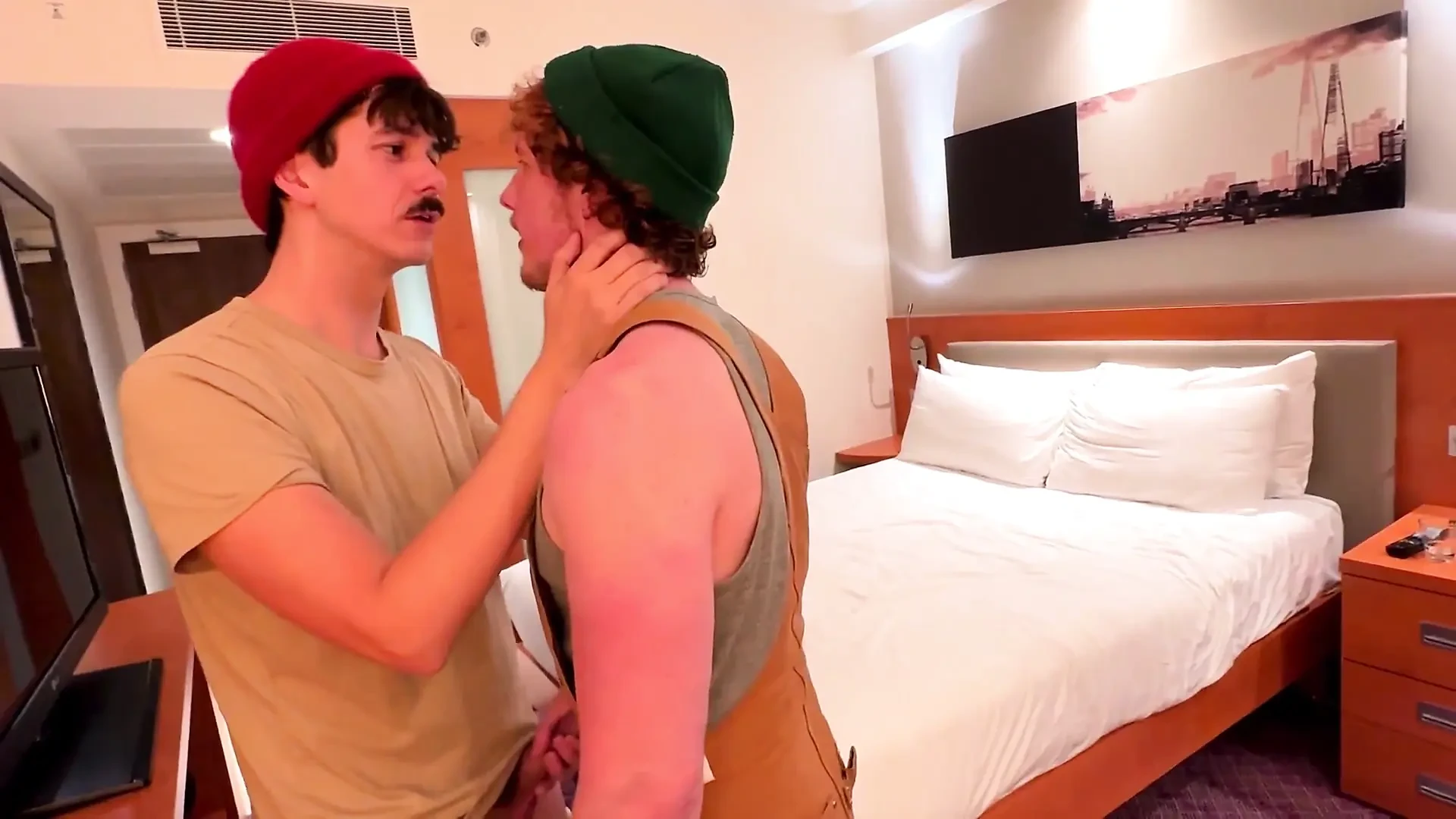 Muscle Gooner Slut Gets Used by Verbal Dom - Christian Hunter and Jonah Wheeler