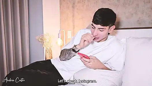 Dieser typ findet heraus, dass ich pornodarstellerin bin und zerstört meine muschi mit seinem großen schwanz - Andrea Castro & Esteban Gamboa
