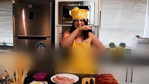 Hot Latinas Lesbians Cooking  - SFW