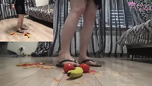 I hate dicks and stomp them (both views)
