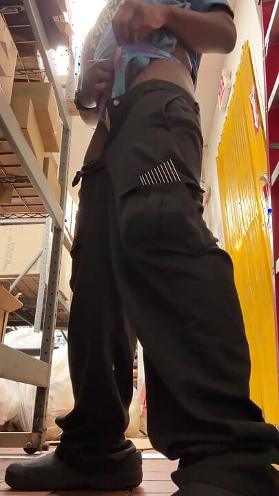 Me At Work In Da Back Doing Very Naughty NSFW Things That Can Get Me Fired At Anytime