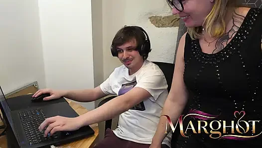 Too Busy with Her Console, I Ask My Stepson to Take My Ass