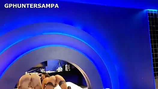 Easter Orgy! Fucking These Two Beautiful and Very Sexy Bunnies with Lots of Cum at the End.