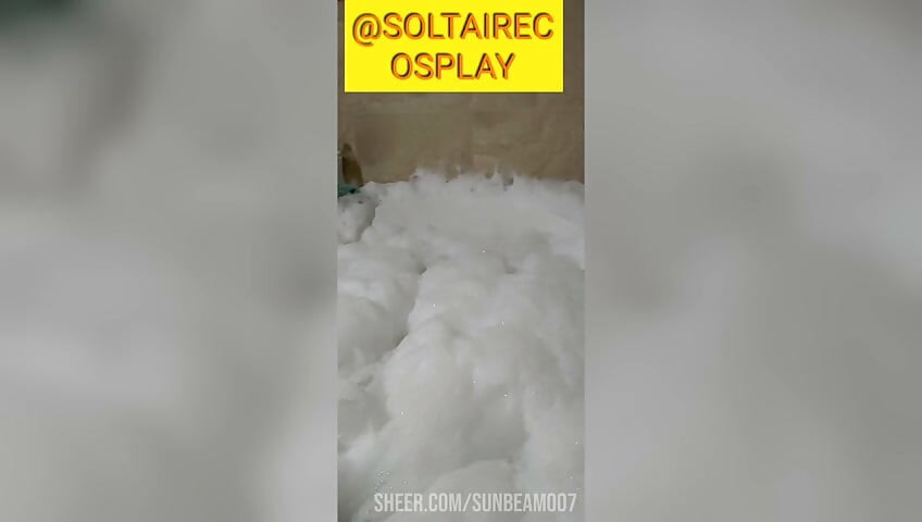 Cyno Cosplay Bubbelbad Solo Avkopplande Show