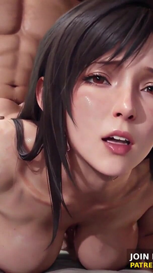 3D-animation: final fantasy - tifa tittenjob doggystyle fick unzensiertes hentai | Clip 1