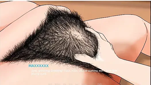 Plowed gameplay ass grabs and hairy pussy squirt