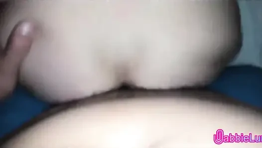 White, Skinny, Hot Girl Moaning on Her Boyfriend's Big Dick! (gabbaie Luna)