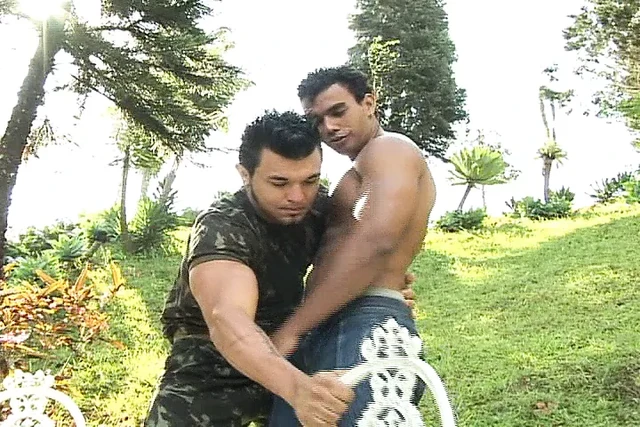 Gardener gets ass fucked ruggedly by his boss and has a brilliant cumshot