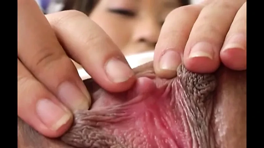 Ami-chan is gifted with meaty lips and a big clit