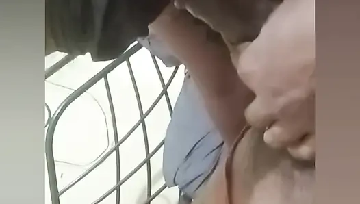 Минет с хозяином дома