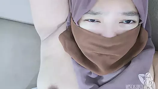 Hijab Sister in Law Loved Her Pussy Licked - Minokiiko