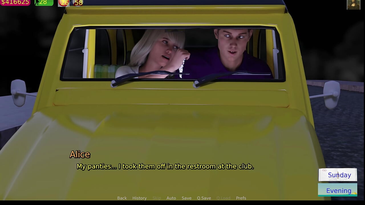 Wird meine Frau Alice den Versuchungen des vergnügens unterlegen sein?