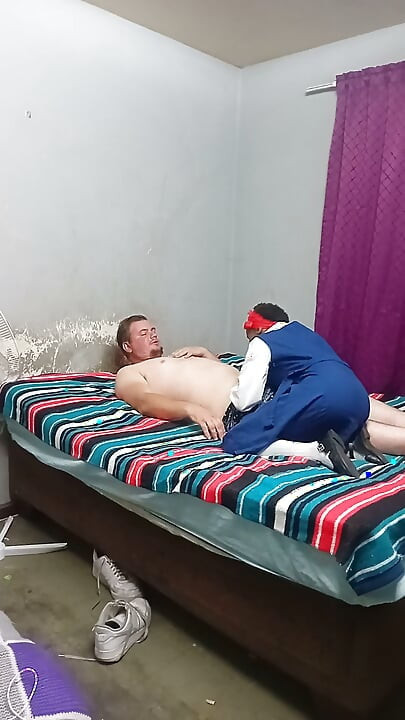 Black 18 Year Old School Girl Sucks Johnny's Cock in School Uniform