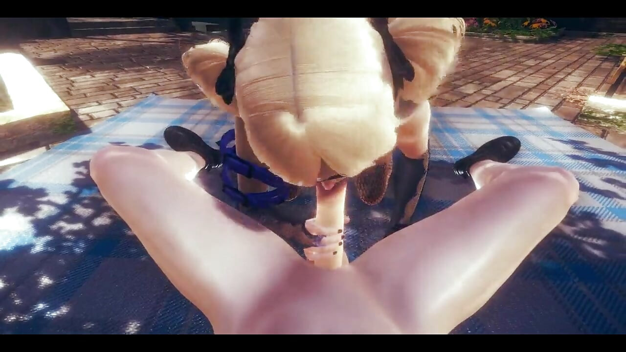 Genshin Impact Hentai - POV Fischl Blowjob and Cum at Her Face - Japanese Asian Manga Anime Game Porn