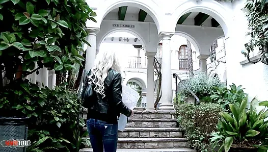 Cindy Sun - Delicious little Finnish tourist ass fucked in the woods