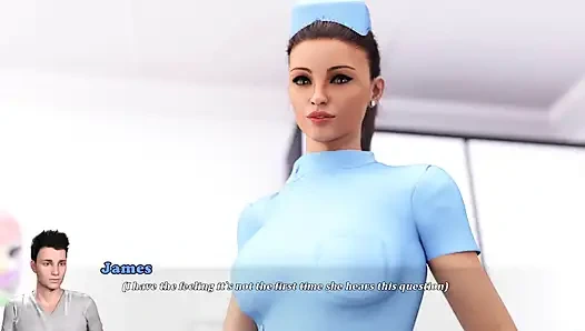 Amnesia: a sexy nurse is doing a dick examination in the hospital ep.20