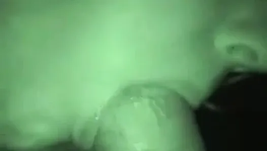 Amateur Nightvision BJ and Cumshot