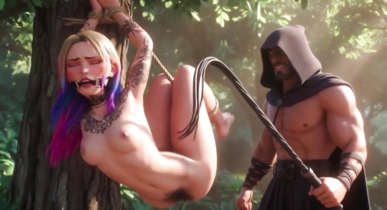 Desperate Bound Feminist - Severe Whipping by Dominant Man