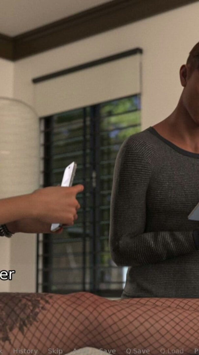 Blacked House By NTR Games Mandy, une gothique chaude rend un mec très excité avec ses gros seins gothiques | Clip 1