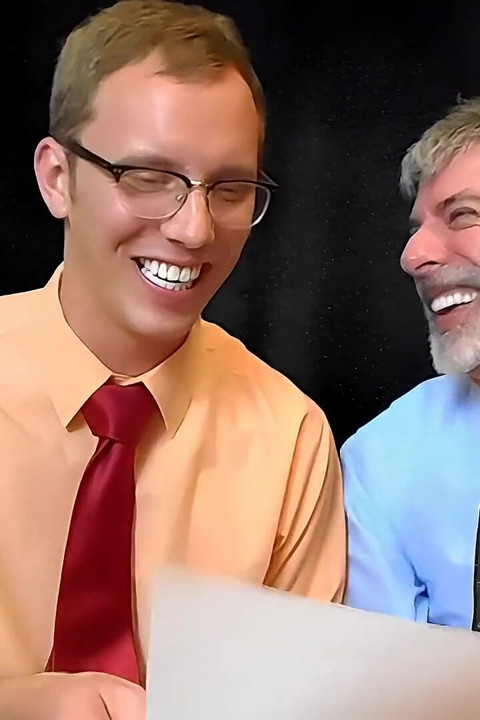 Giant Coworkers Give You Your Annual Peer Review