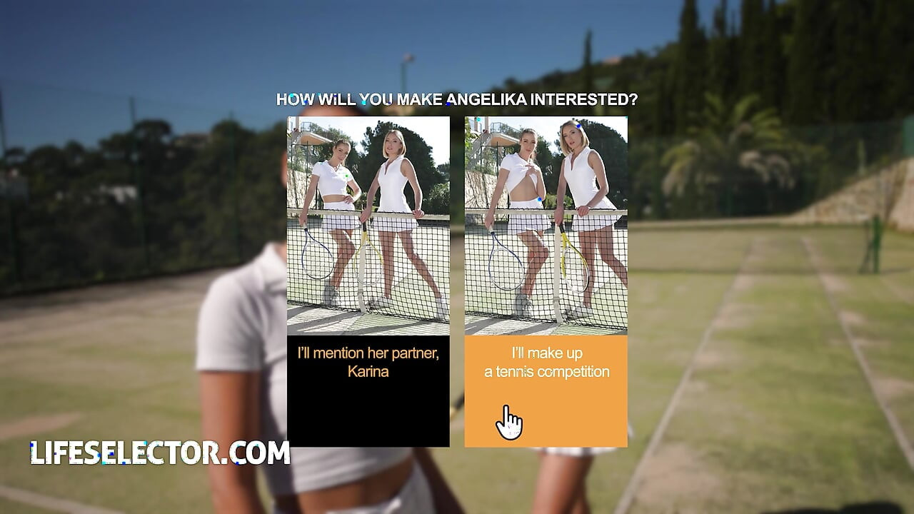 Dirty Tennis Match with Alexis Crystal and Angelika Grays