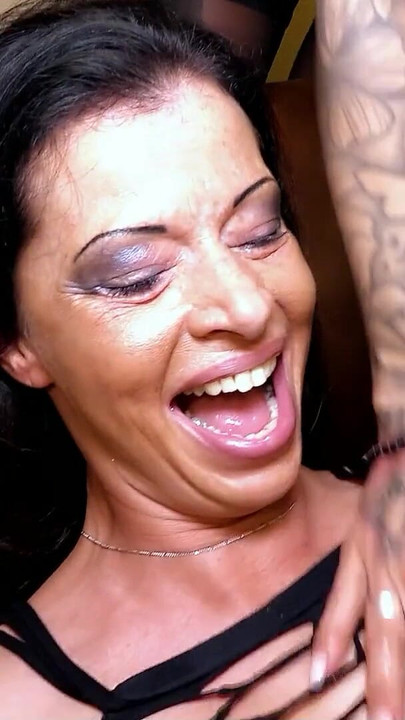 Emotional moment from "Real Amateur Fan Gangbang with German Tattoo Bitch FitXXXSandy and Mature Dacada"