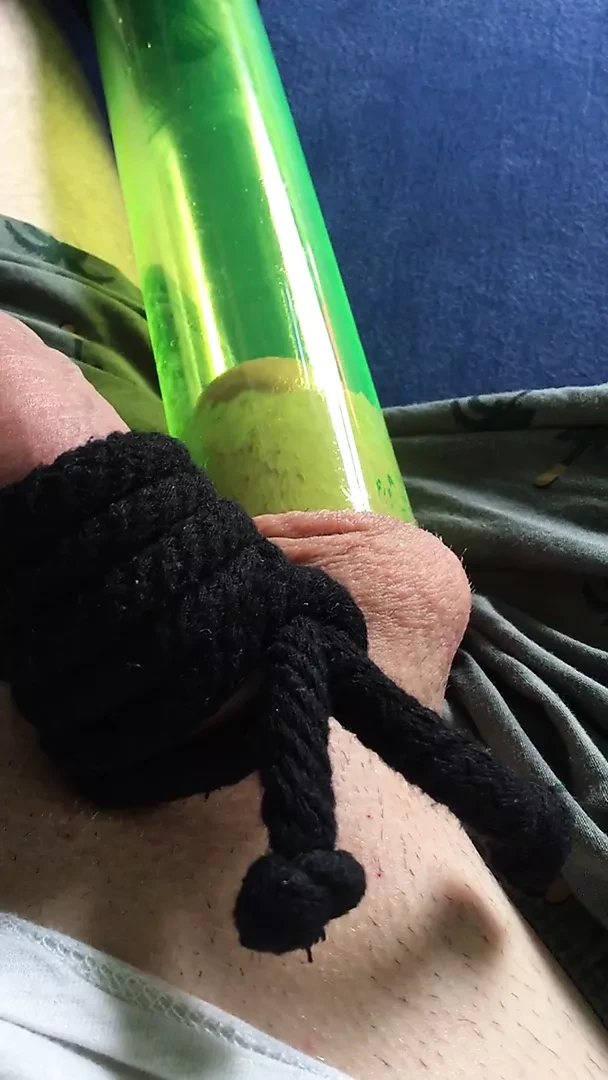 Cock Bondage and Balls in Pump