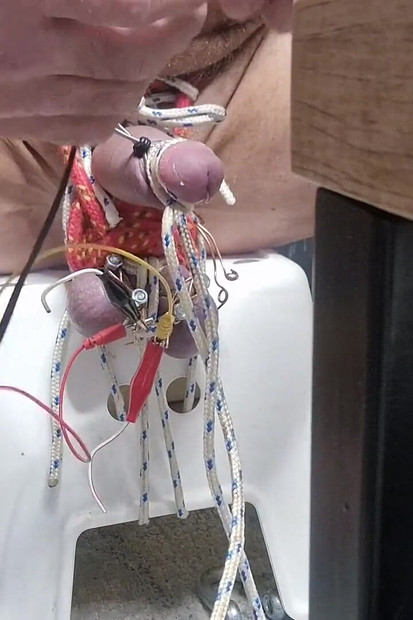 Penis Bondage and Electro